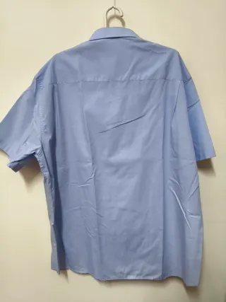 Camisa TRAGER azul cielo manga corta