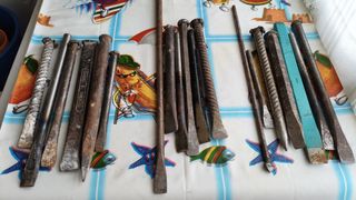 Conjunto de cinceles y Cortafríos, 15€ c/u