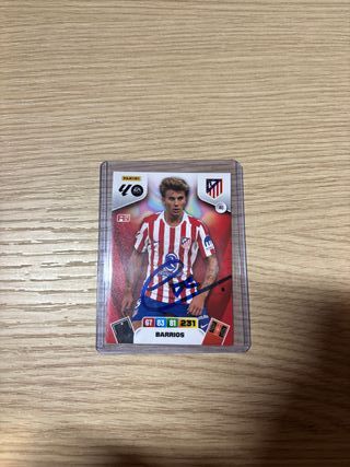 Cromo Pablo Barrios Firma