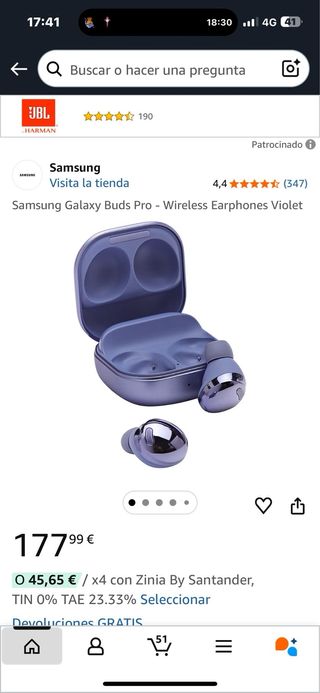 Samsung Galaxy Buds Pro Azul marino