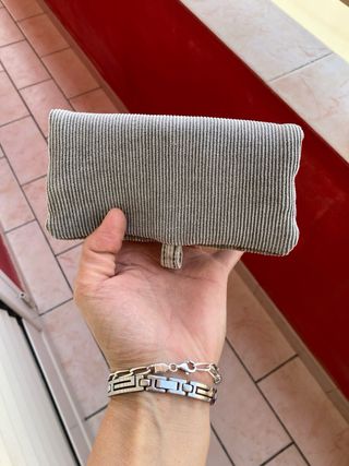 Porta tabacco in velluto a coste