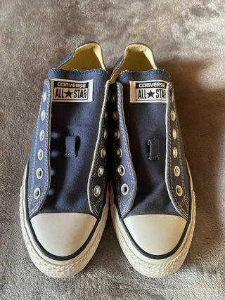 Converse Azul y Blanco Talla 38