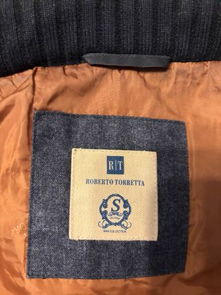 Chaquetón hombre azul Roberto Torreta Talla S