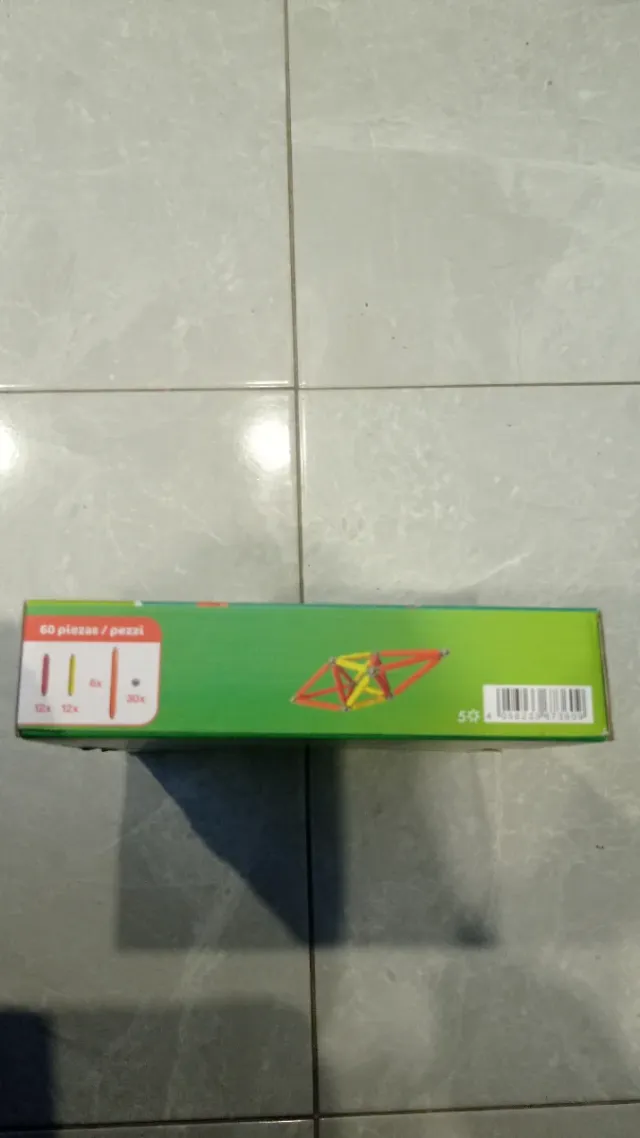 Playtive Juego Construcción Magnética 60 Piezas