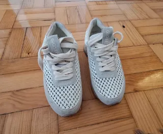 Sapatilhas Gioseppo bege/branco tam 37