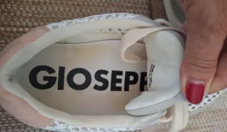 Sapatilhas Gioseppo bege/branco tam 37