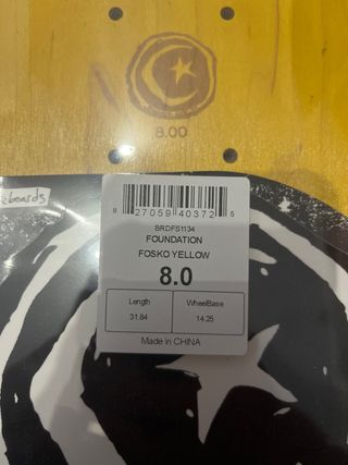 Tabla de Skate Foundation