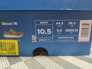 Brooks Ghost 16 Talla 44.5