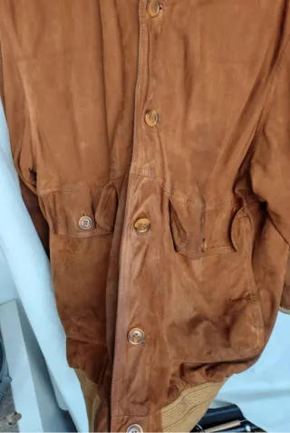 Blouson VERAPELLE scamosciato uomo taglia 52