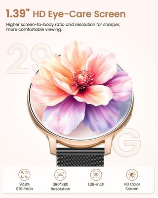 NUEVO Reloj Inteligente Mujer Negro Oro