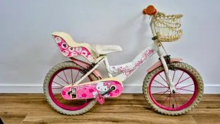 Bicicleta niña Hello Kitty 4-8 años
