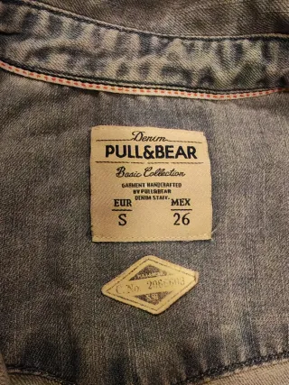 Camisa vaquera abotonada azul