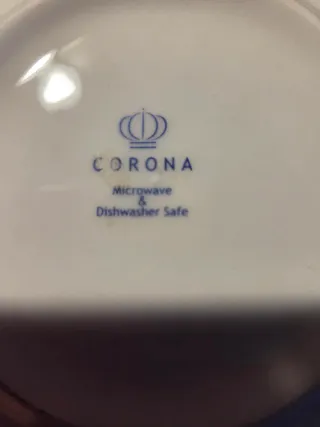 6 Tazas de café de porcelana con diseño floral