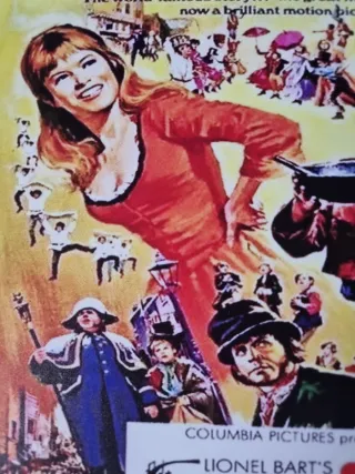 Placa Metálica de la pelicula musical Oliver!