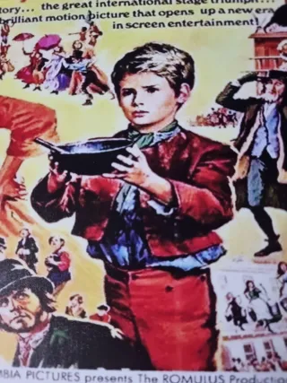 Placa Metálica de la pelicula musical Oliver!