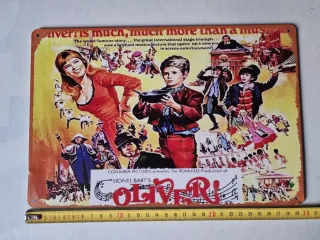 Placa Metálica de la pelicula musical Oliver!