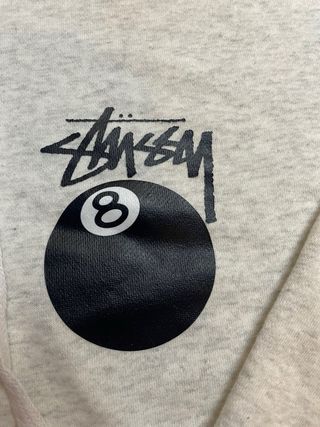 Sudadera Stussy 8 Ball Gris