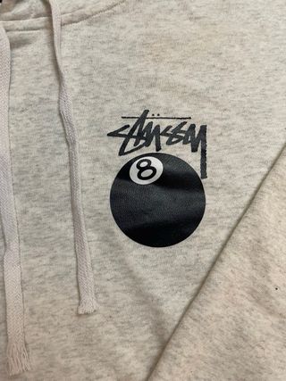 Sudadera Stussy 8 Ball Gris