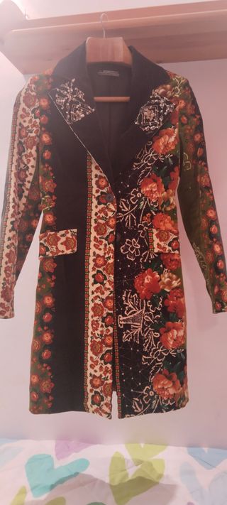 Abrigo Piel de Ángel Estampado