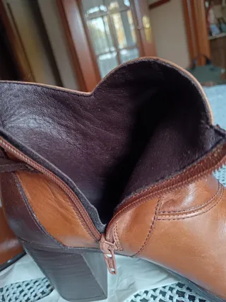 Botines piel tacón comodísimos