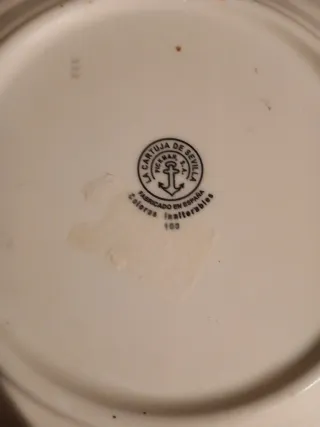 Set 3 Platos La Cartuja