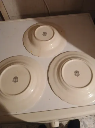 Set 3 Platos La Cartuja