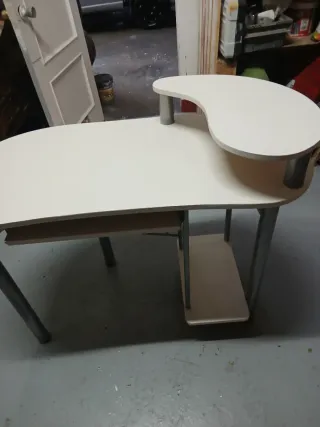 Mesa escritorio ordenador metal madera