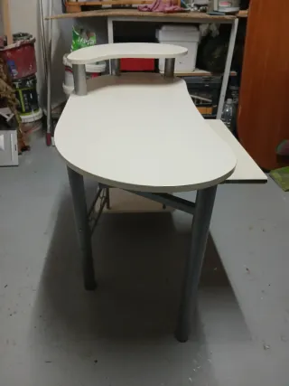 Mesa escritorio ordenador metal madera