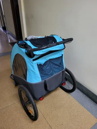 Carro doble para bicicleta