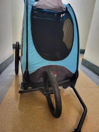 Carro doble para bicicleta