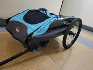 Carro doble para bicicleta