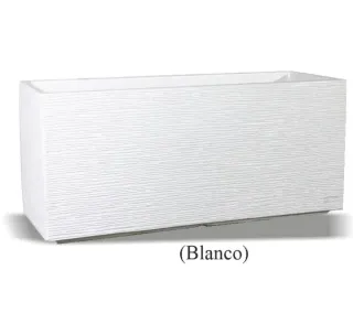 Jardinera rectangular piedra decoración exterior