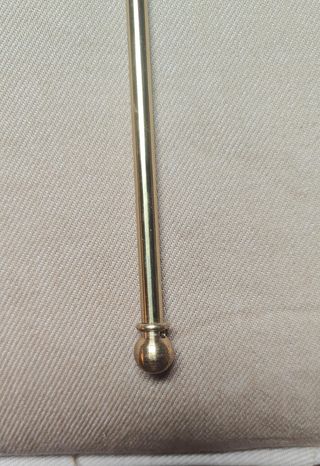 Par de Varillas Extensibles Doradas para Visillos