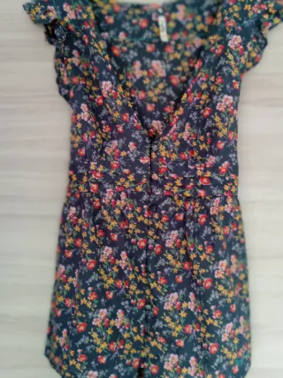 Top Pepe Jeans volantes floral