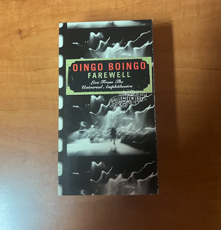 Oingo Boingo Farewell Doppio VHS