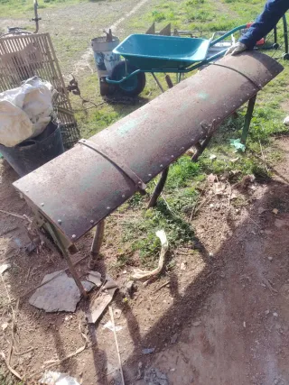 Arado 3 surcos sembradora peladora