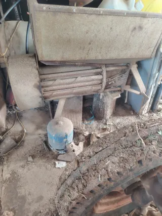 Arado 3 surcos sembradora peladora