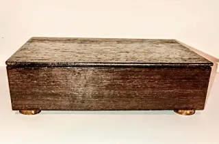 Scatola portagioie in legno 22x16x6 cm