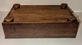 Scatola portagioie in legno 22x16x6 cm