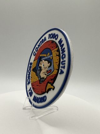 Parche PVC Táctico Velcro Contra Todo Manguita