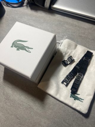 Pulsera Lacoste Metropole Negra