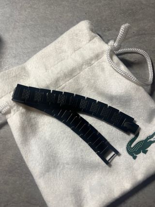 Pulsera Lacoste Metropole Negra