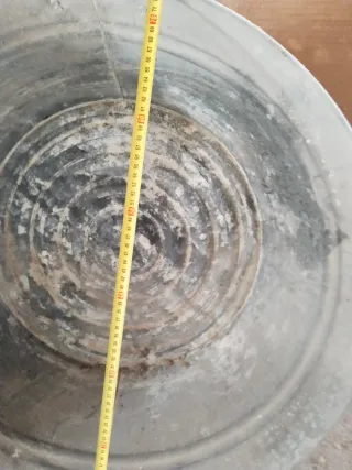 Barreño chapa antiguo