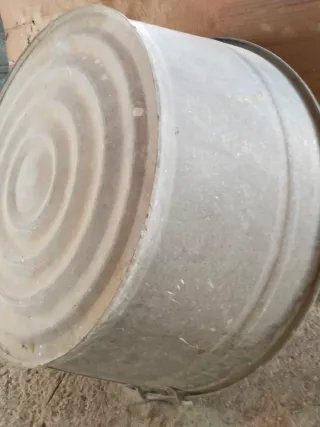 Barreño chapa antiguo