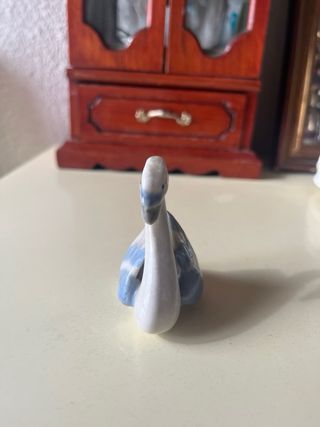 Cisne de Cristal Soplado Transparente