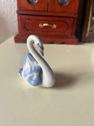 Cisne de Cristal Soplado Transparente