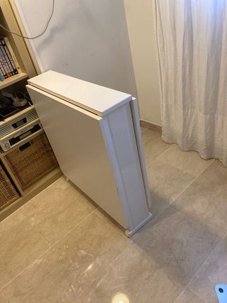 Mesa plegable 70x140cm abierta