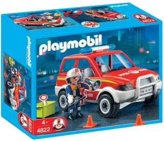 Despiece bomberos Playmobil coche y accesorios