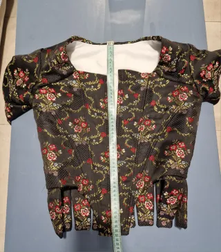 Traje de Fallera Negro y Rojo