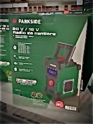 Radio Portátil Parkside PBRA 20-LI A1 12V/20V